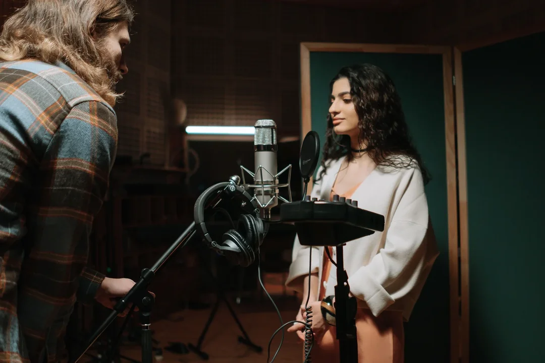 Grabación de voz en estudio