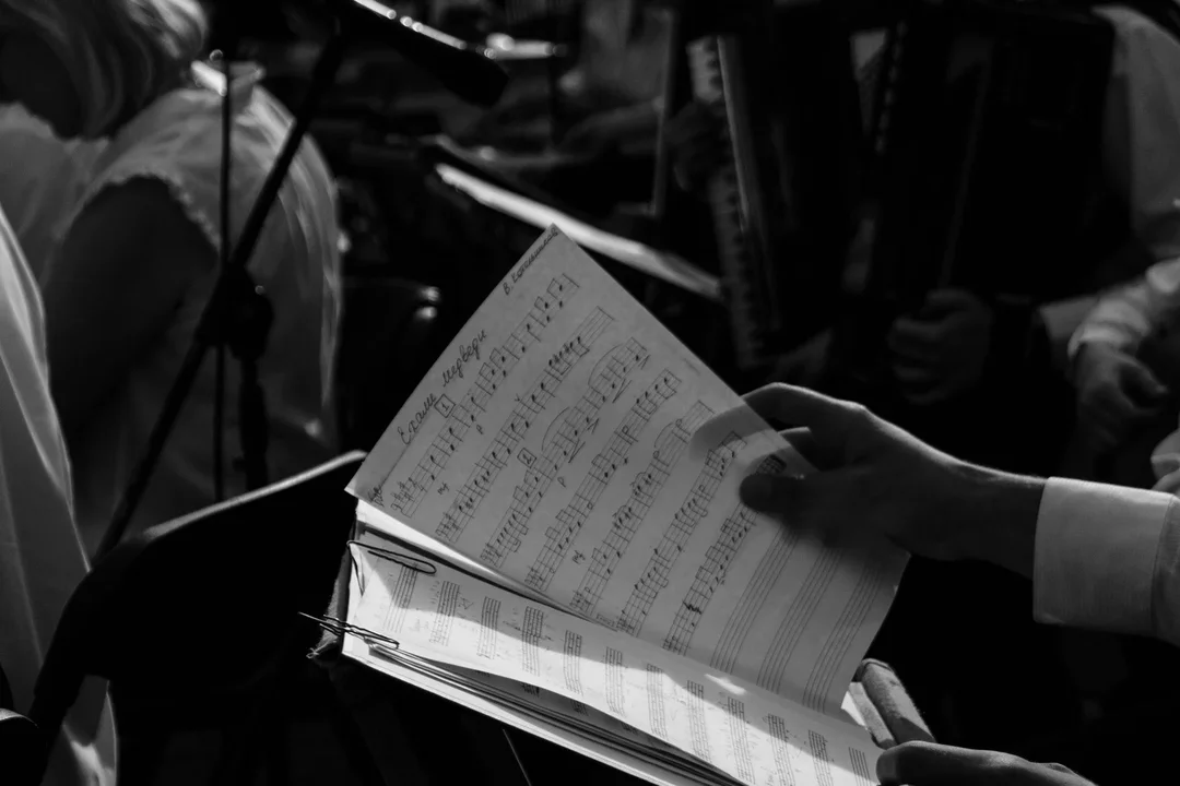 Ensayo con el material de atril ya preparado