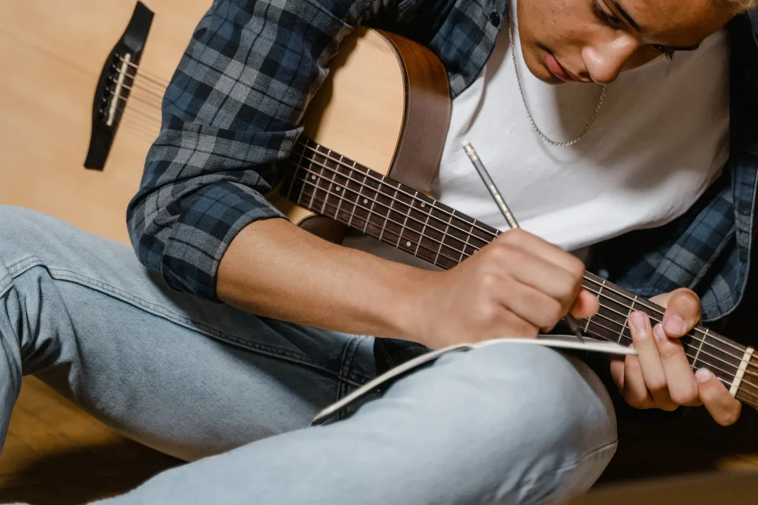 Escribiendo la letra de una canción