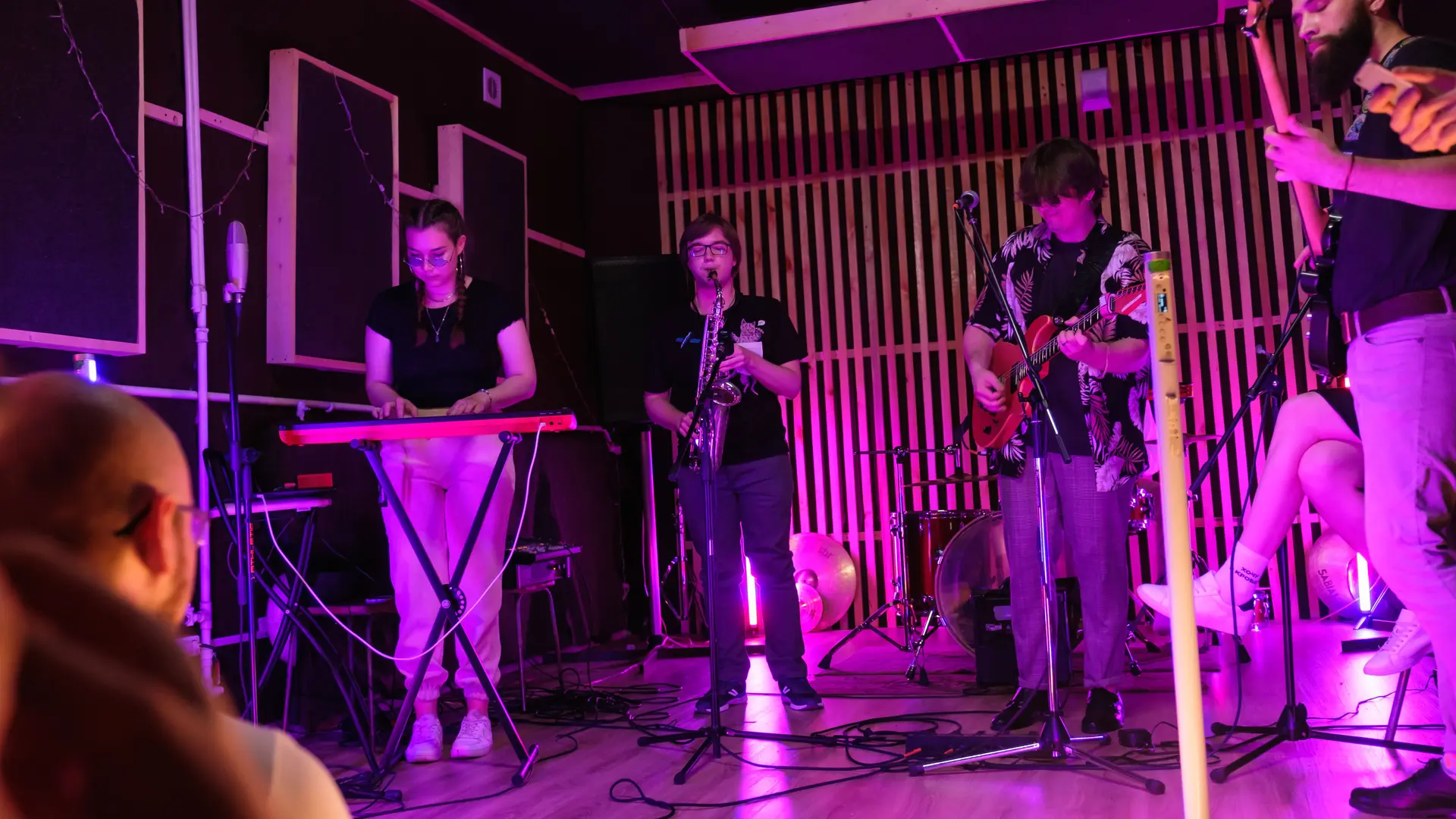 Concierto en una sala de aforo reducido
